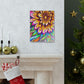 Psychedelic Bloom - Canvas