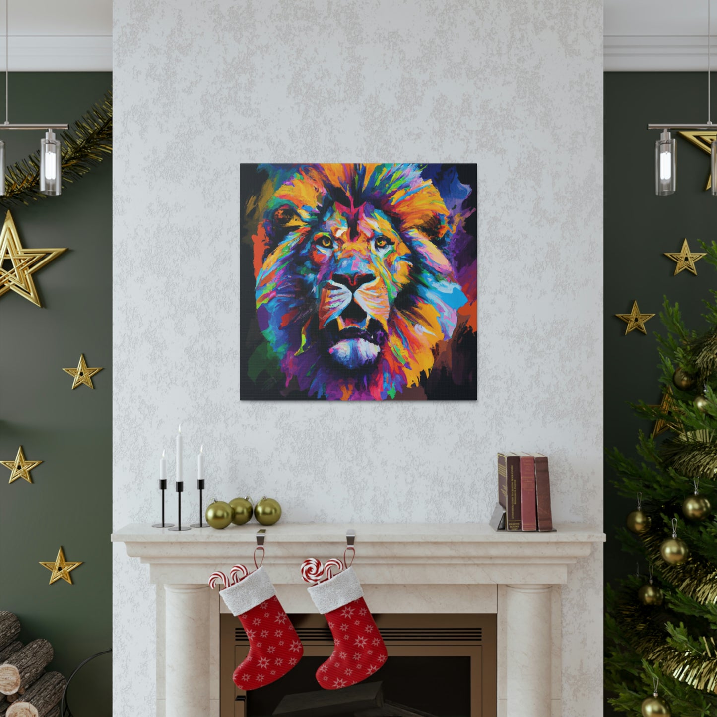 Lion Spectrum. - Canvas