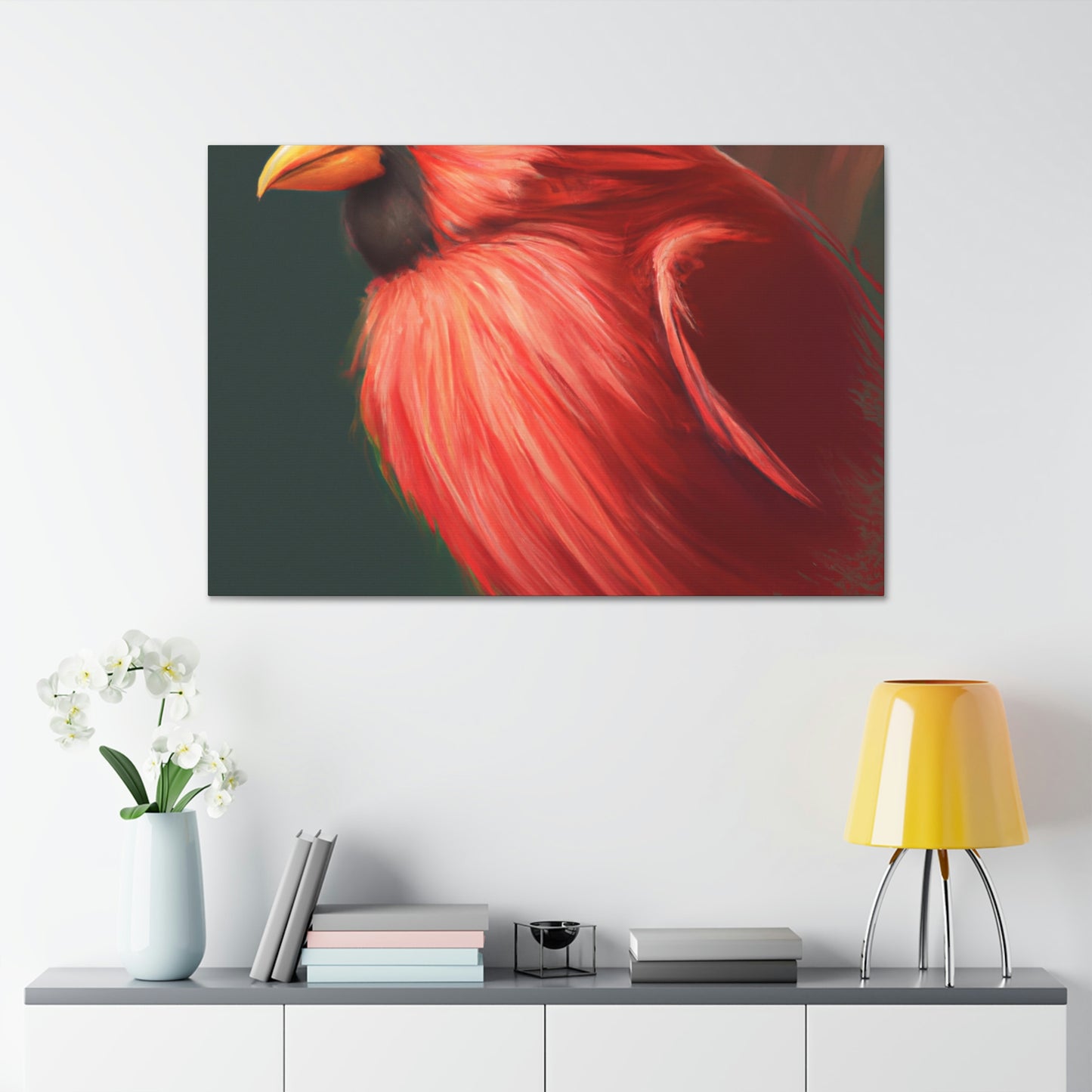 Redbird Sketch. - Canvas