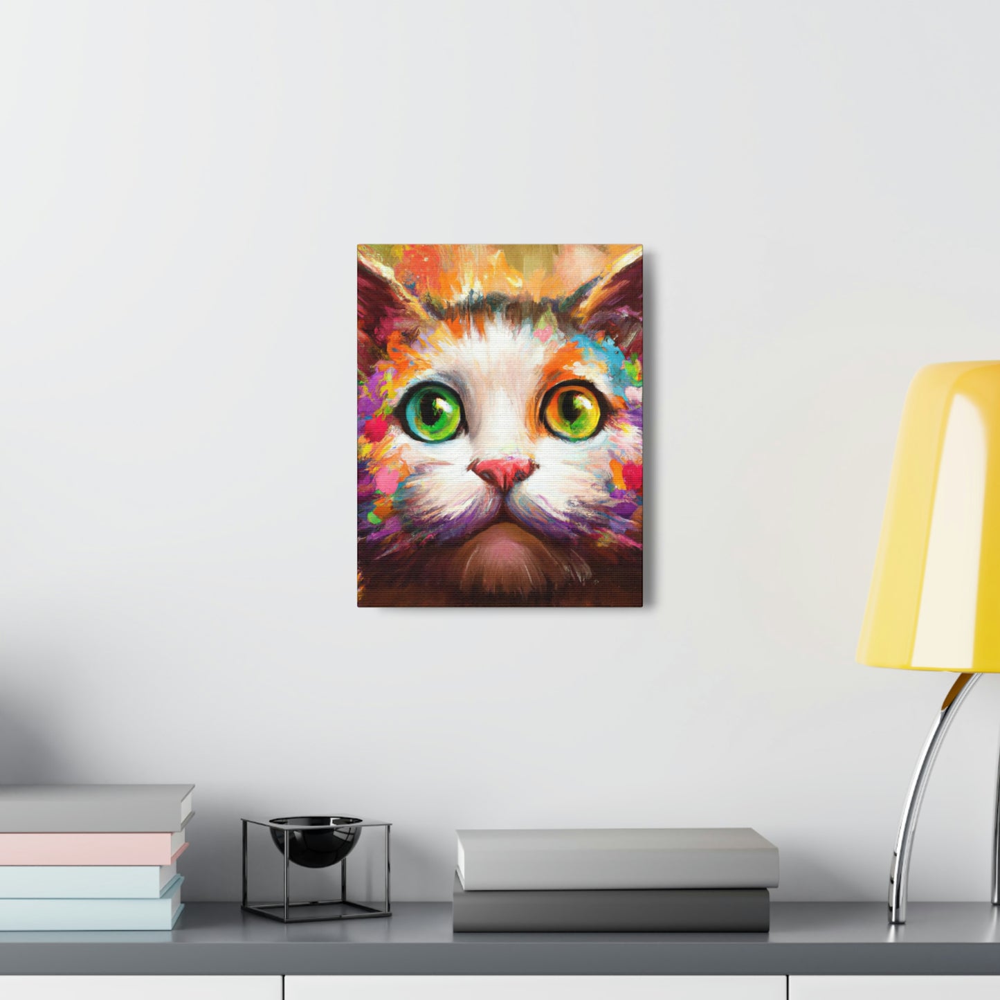 Feline Floral - Canvas