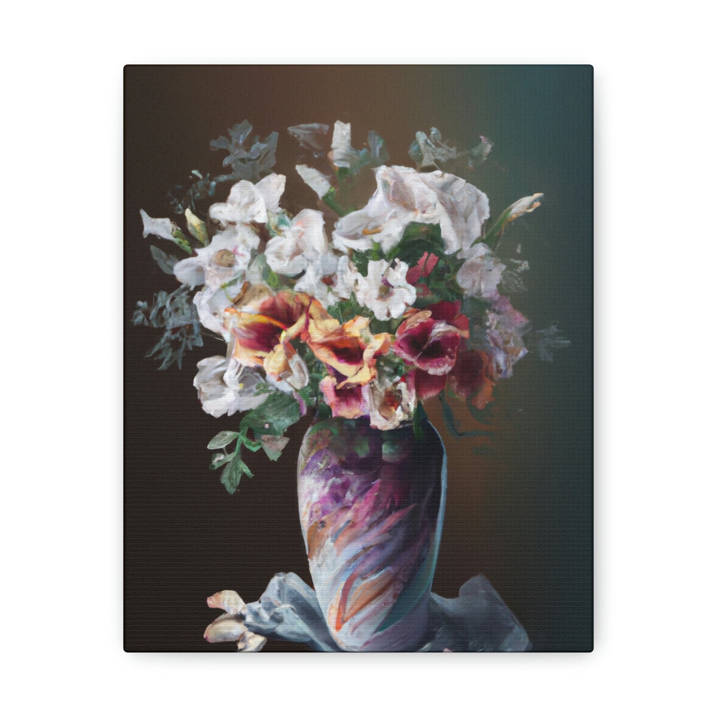 Floral Finesse Dreaming - Canvas