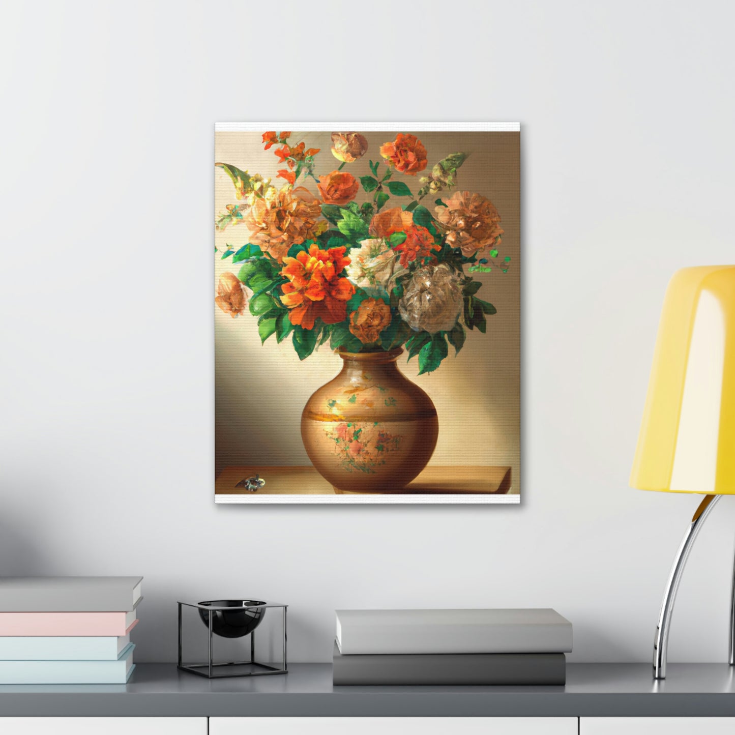 Floral Finesse Honed. - Canvas