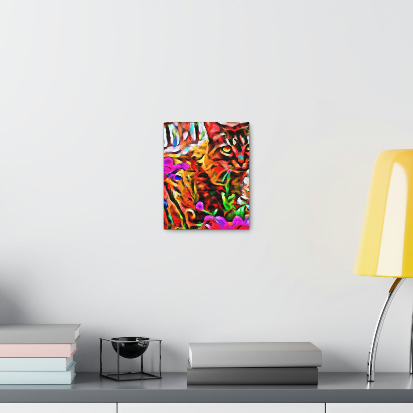1. "Colored Flower Mix"
2. "Multi Flowered Cat"
3. "Digital Room Mix" - Canvas
