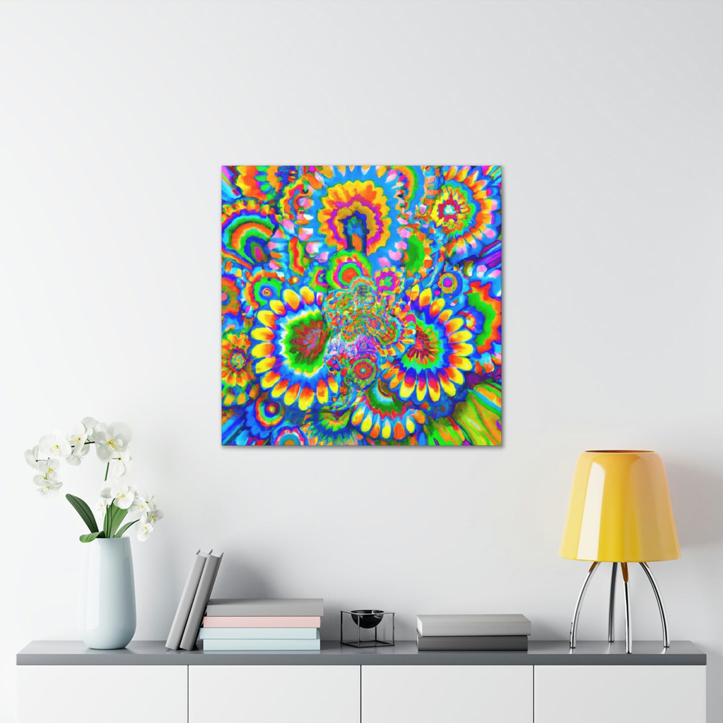 "Trippy Bloom" - Canvas