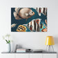 Oceanic Sea Life - Canvas