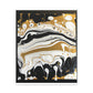 Golden Flux Swirls - Canvas