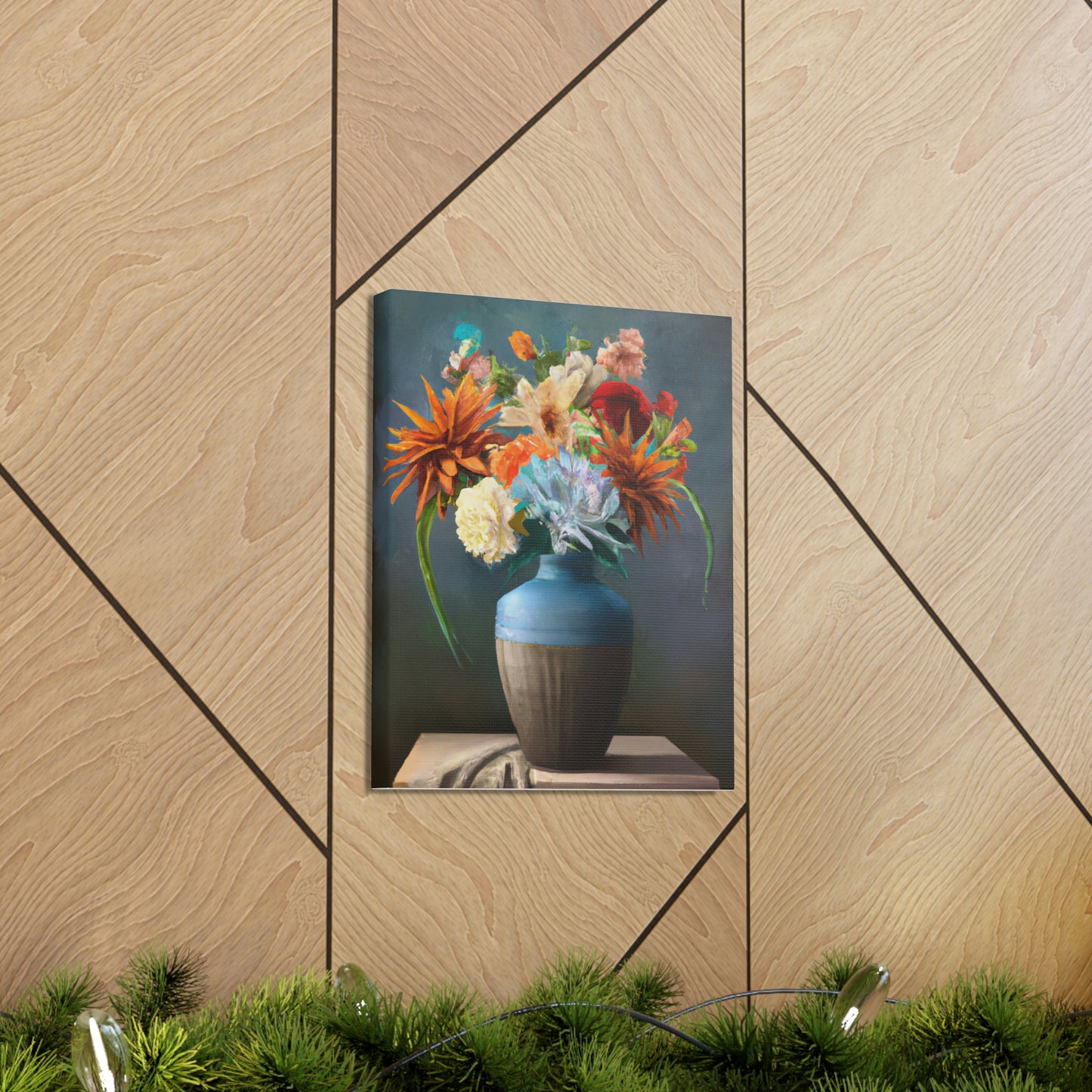 Joyous Floral Lush - Canvas