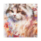 Feline Flora. - Canvas