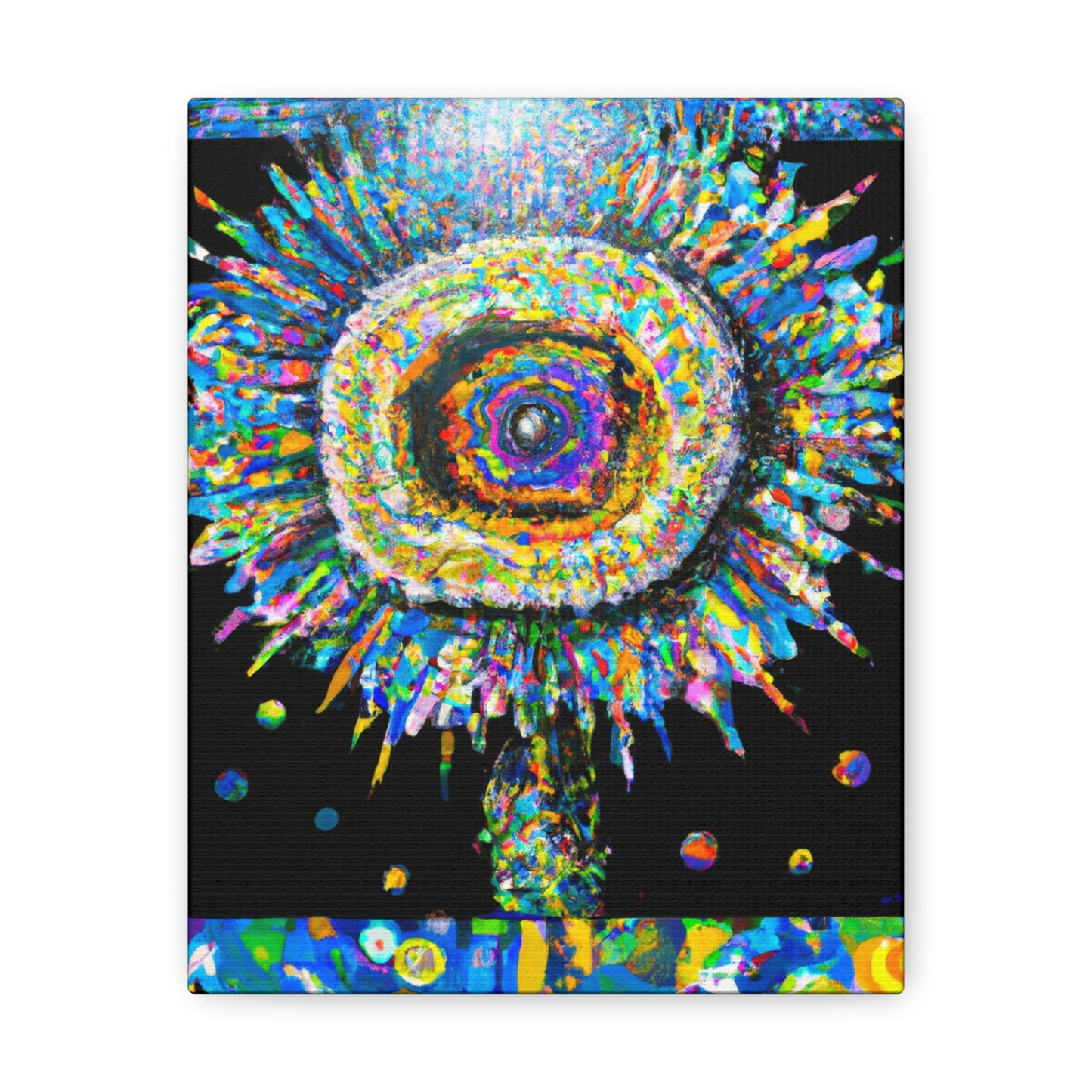 Tri-Bloom Blast - Canvas