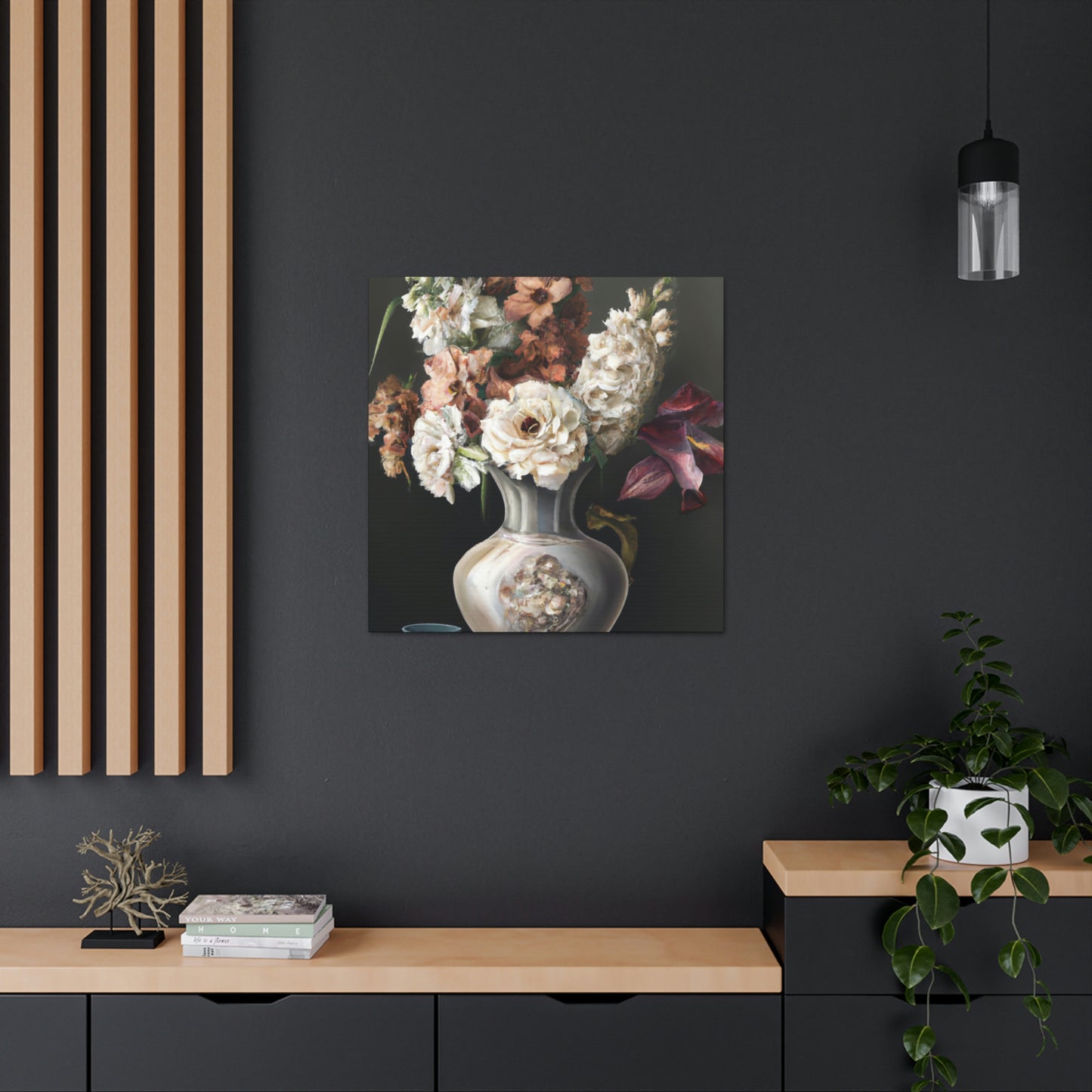 Tender Blooms Brushed. - Canvas