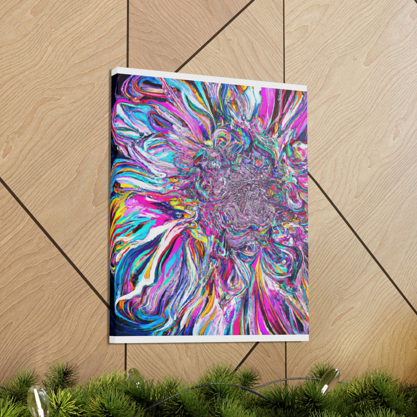 Psychedelic Bloom. - Canvas