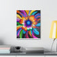 Psychedelic Bloom. - Canvas