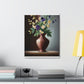 "Intricate Floral Weave." - Canvas
