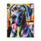 Colorful Canine Joy - Canvas