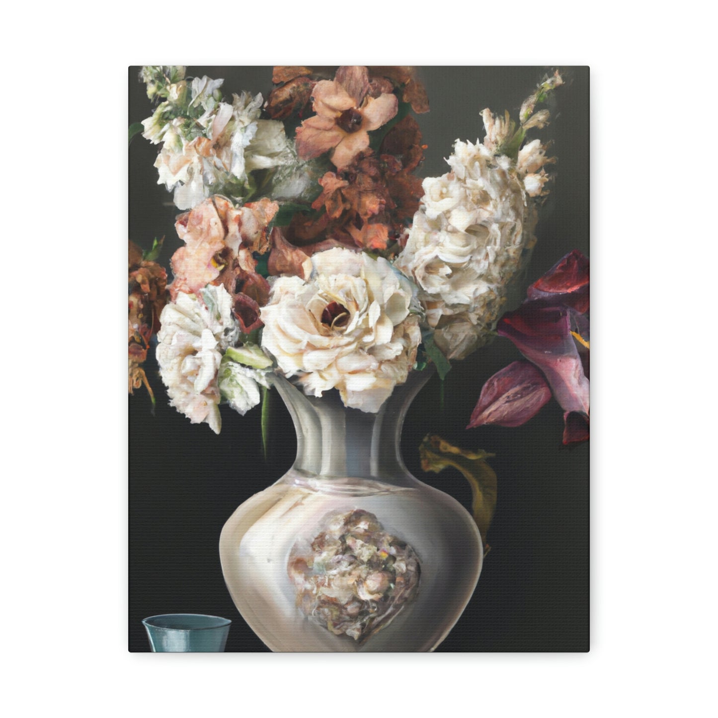 Tender Blooms Brushed. - Canvas