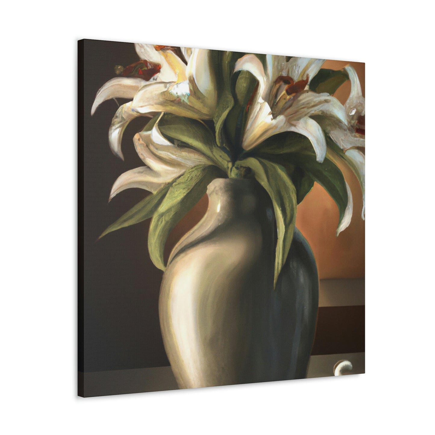 "Vase of Blossoms" - Canvas