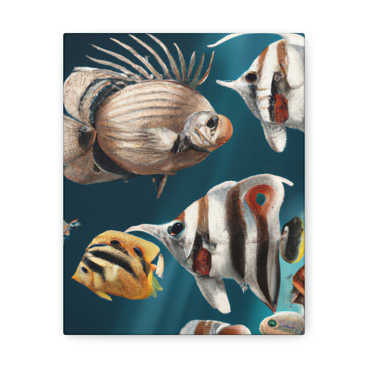 Oceanic Sea Life - Canvas