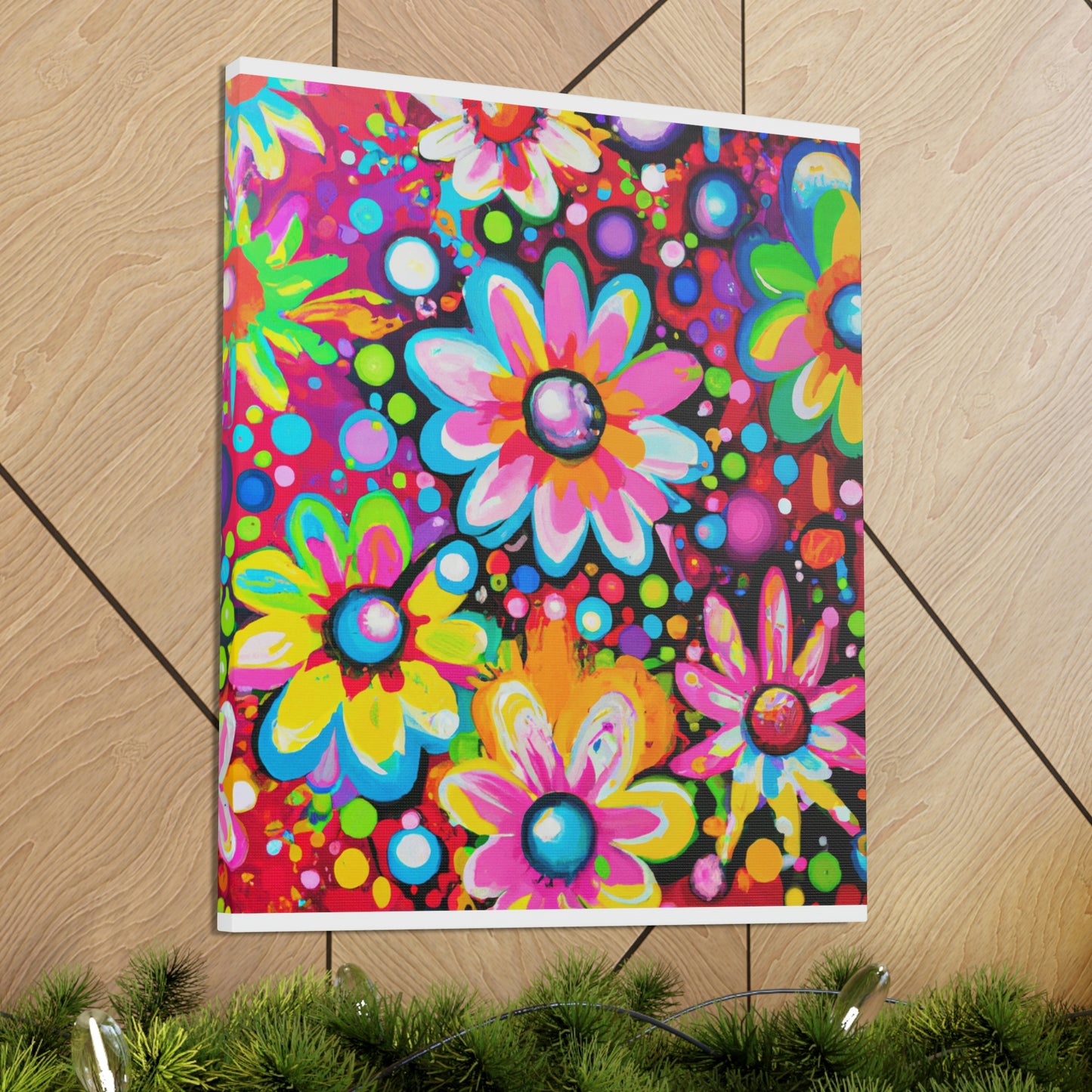Vibrant Bloom. - Canvas