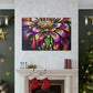 Groovy Bloom. - Canvas