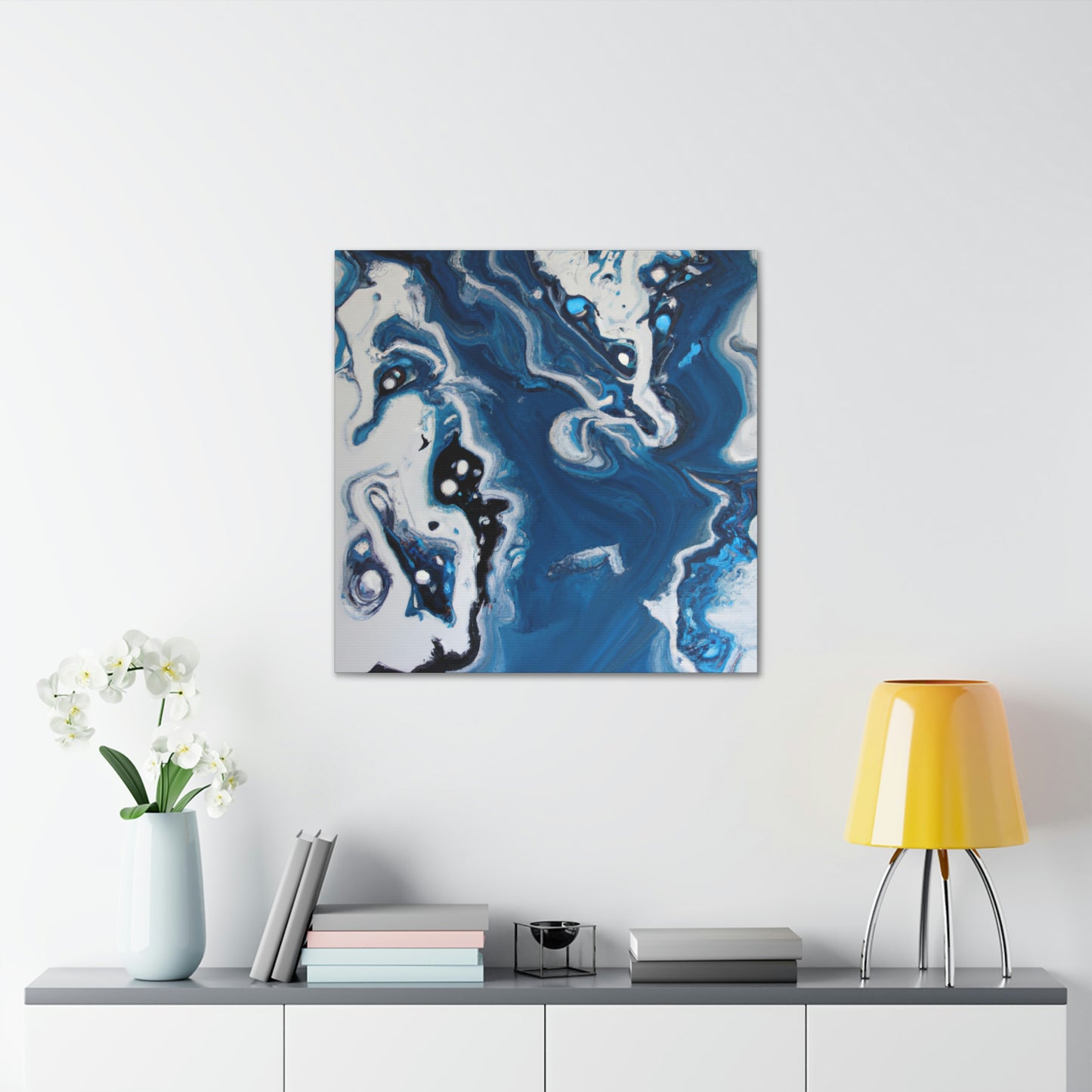 Twilight Swirls. - Canvas