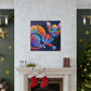 Feline Blooms. - Canvas