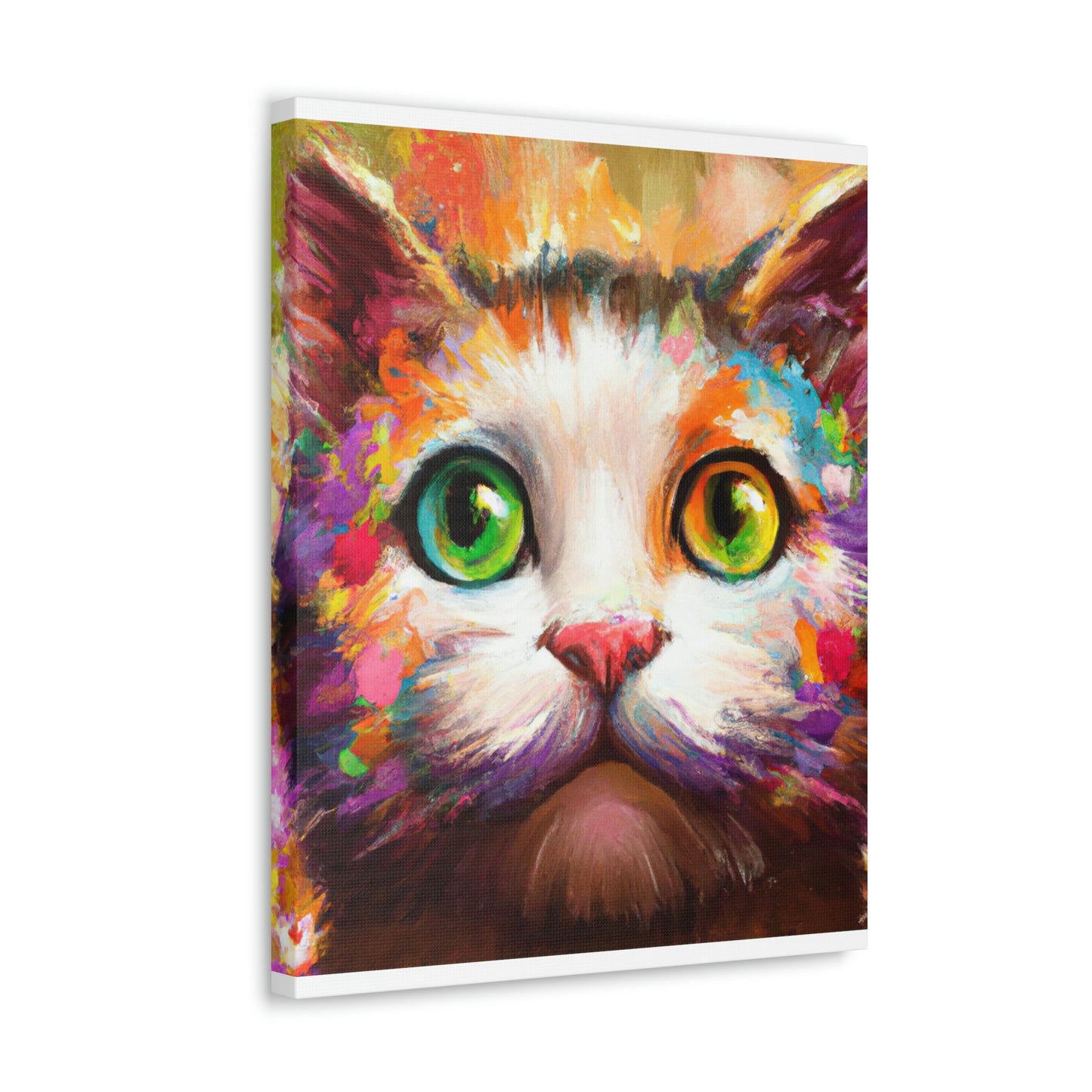 Feline Floral - Canvas