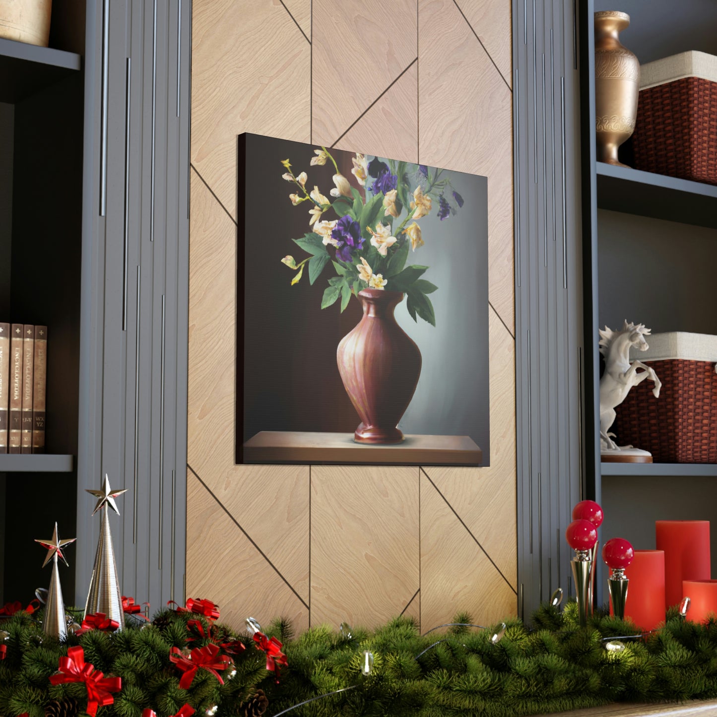 "Intricate Floral Weave." - Canvas