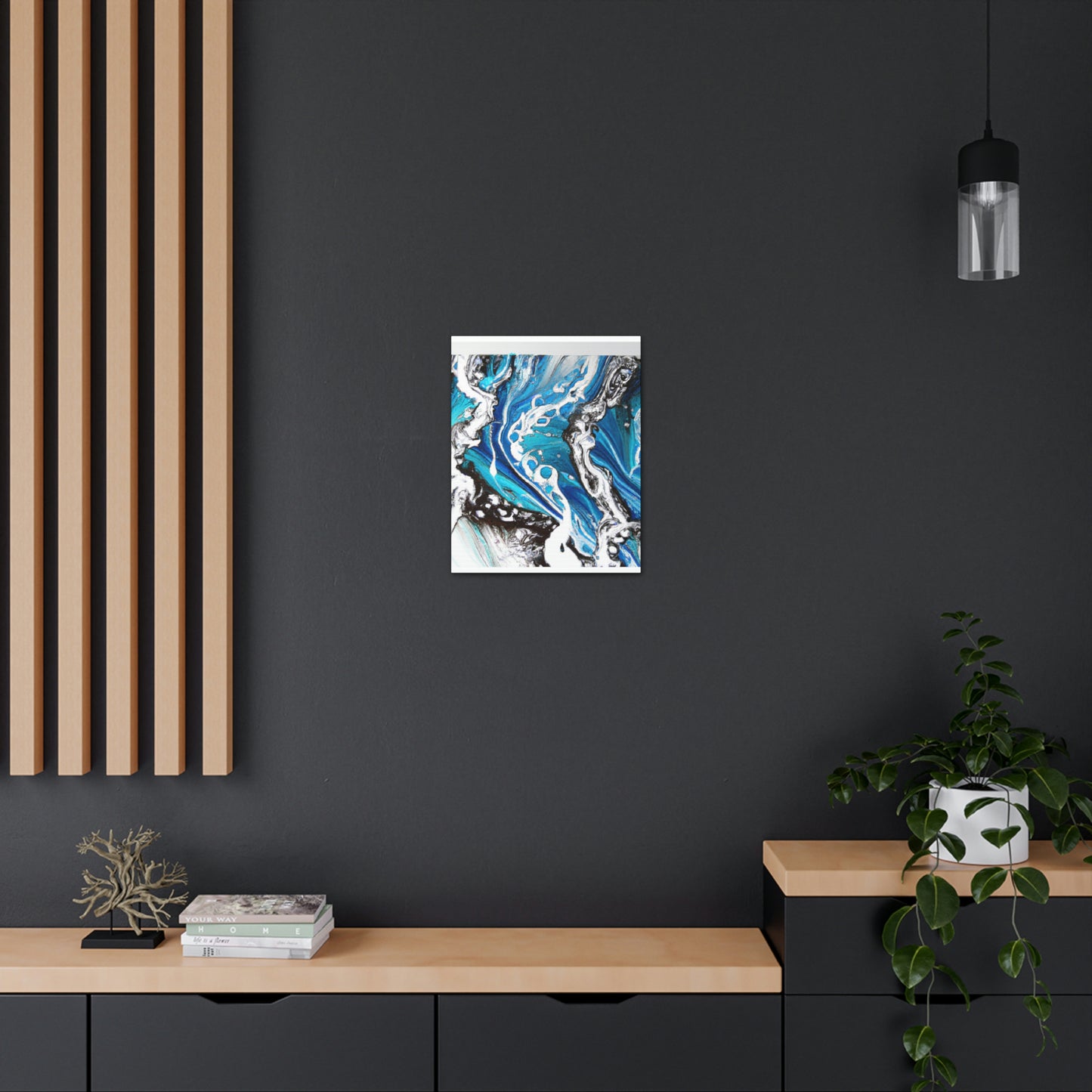 Blue Splendor. - Canvas