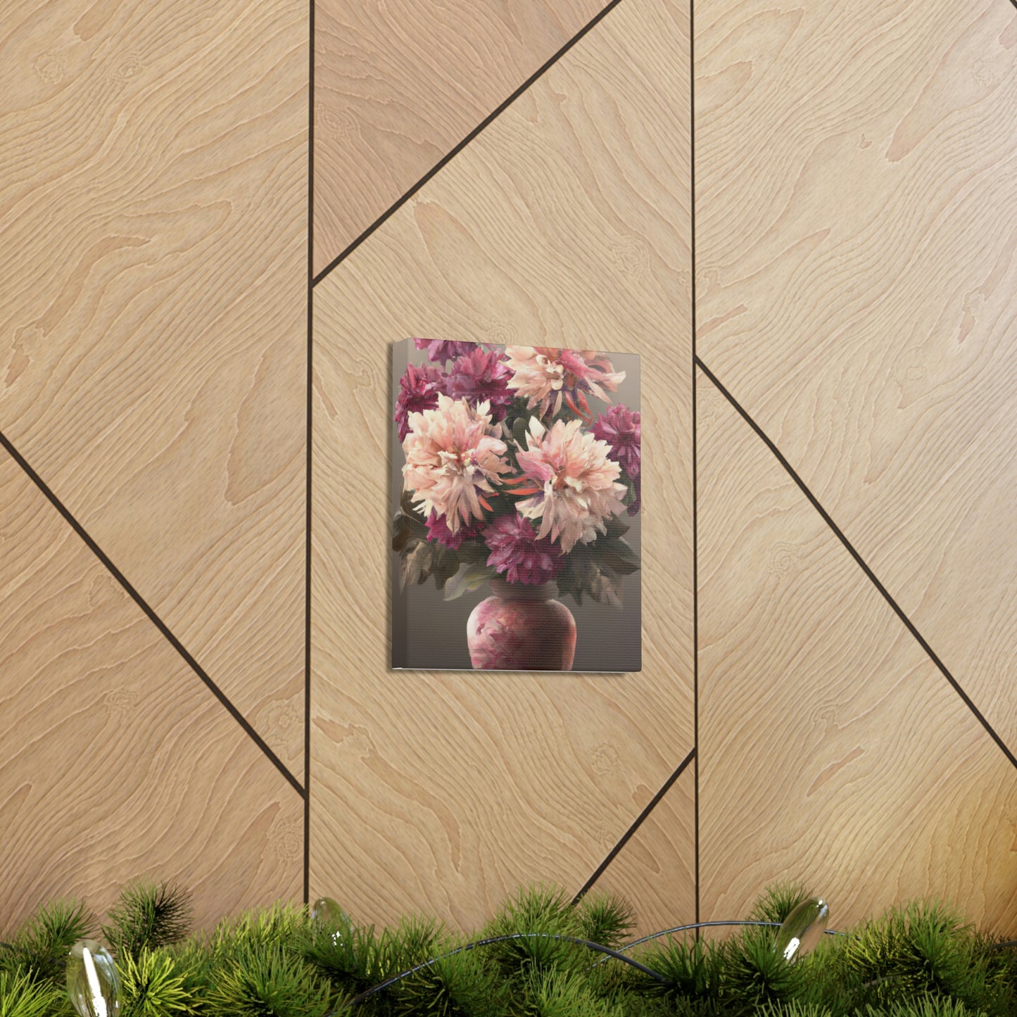 "Floral Finesse Art" - Canvas