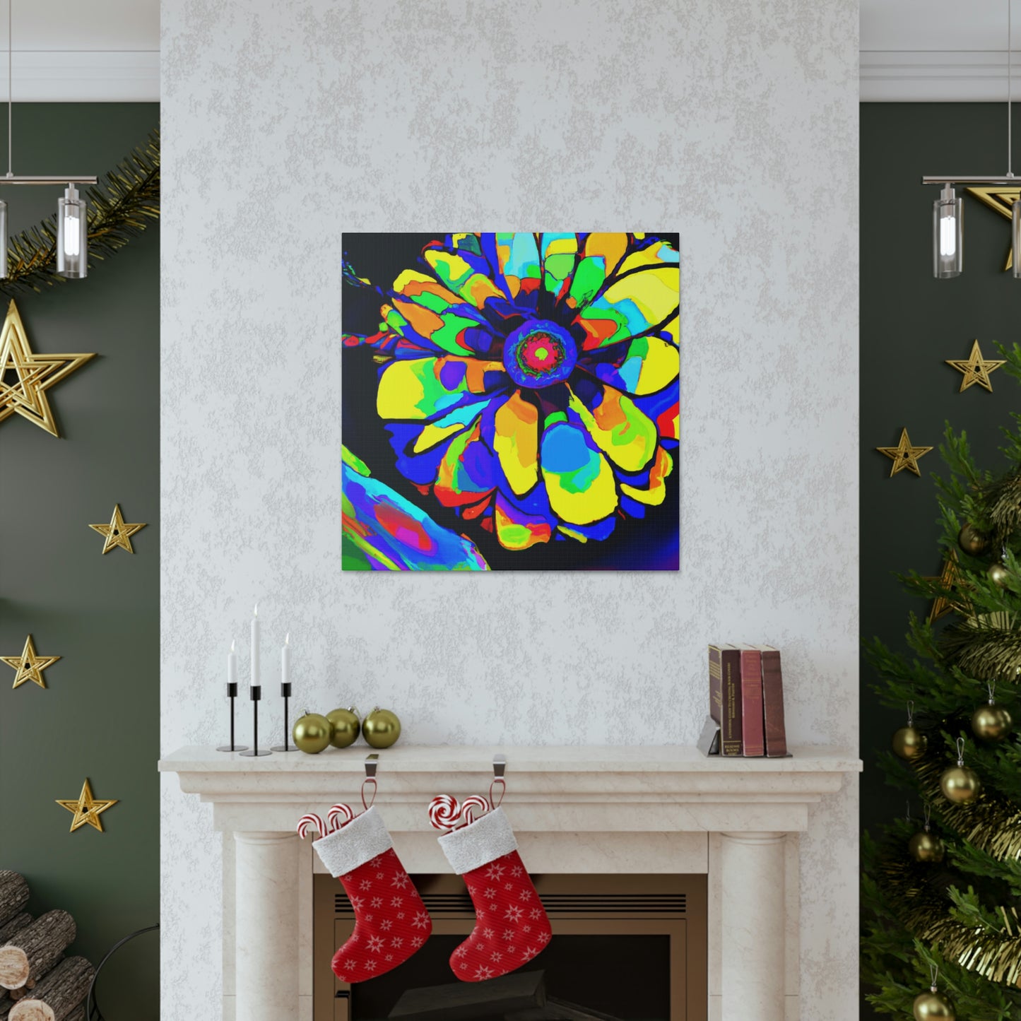 Vivid Flora. - Canvas