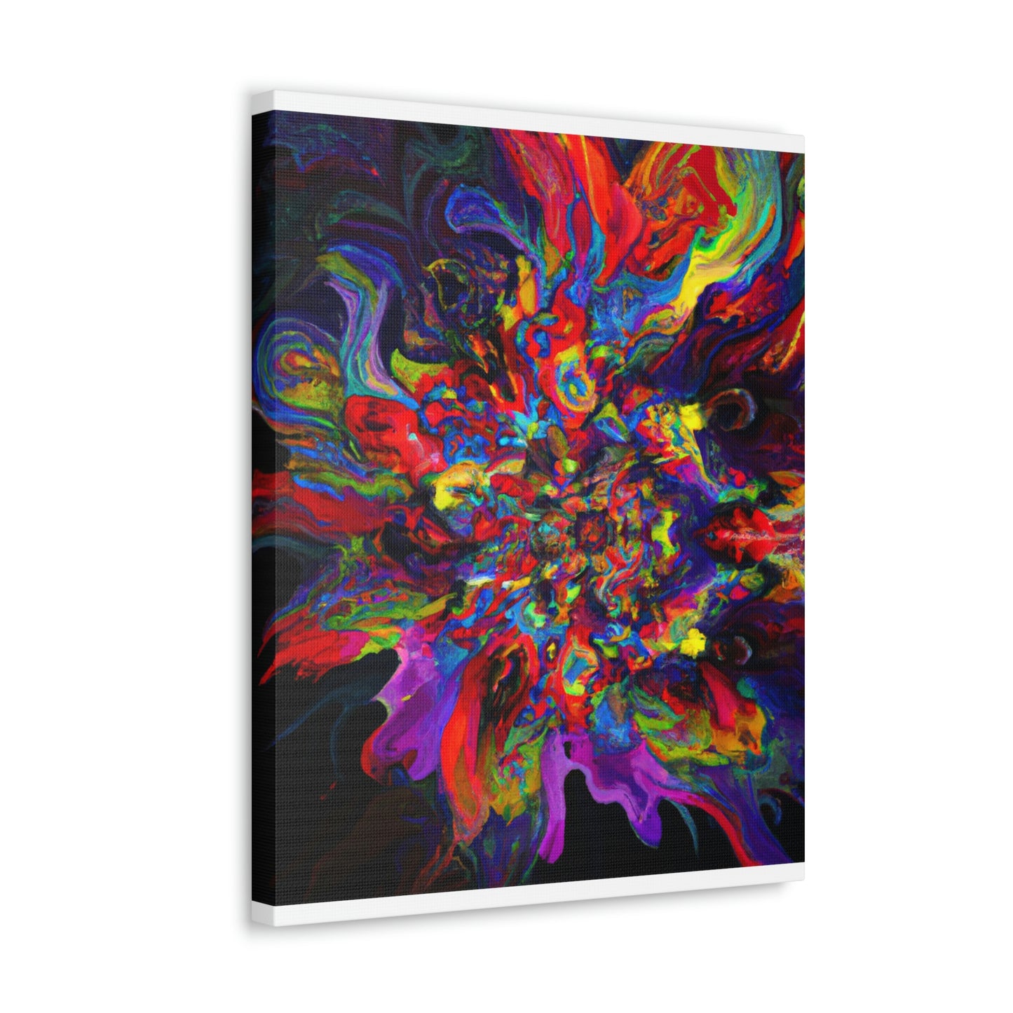 "Trippy Blooms" - Canvas