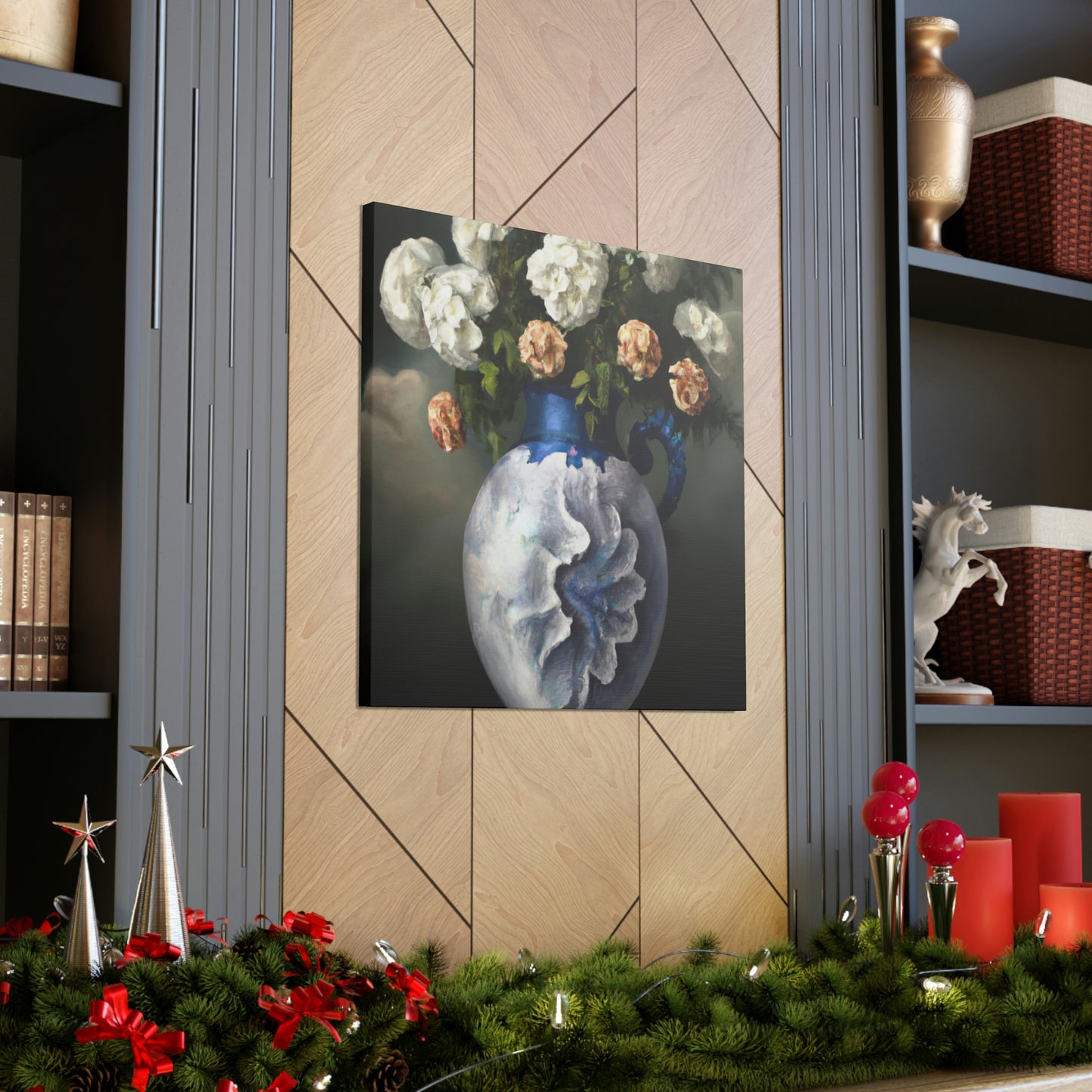 Floral Eternity Bliss - Canvas