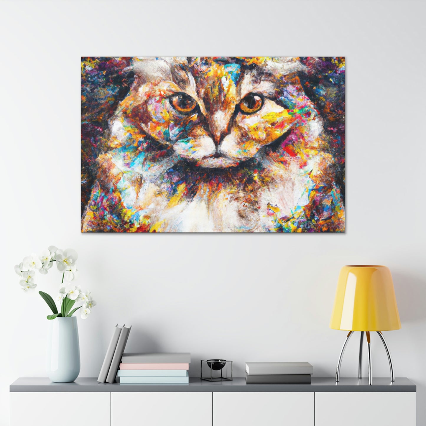 Flower Cat - Canvas