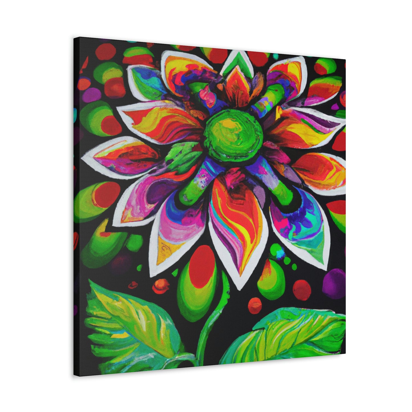 Vibrant Bloom. - Canvas