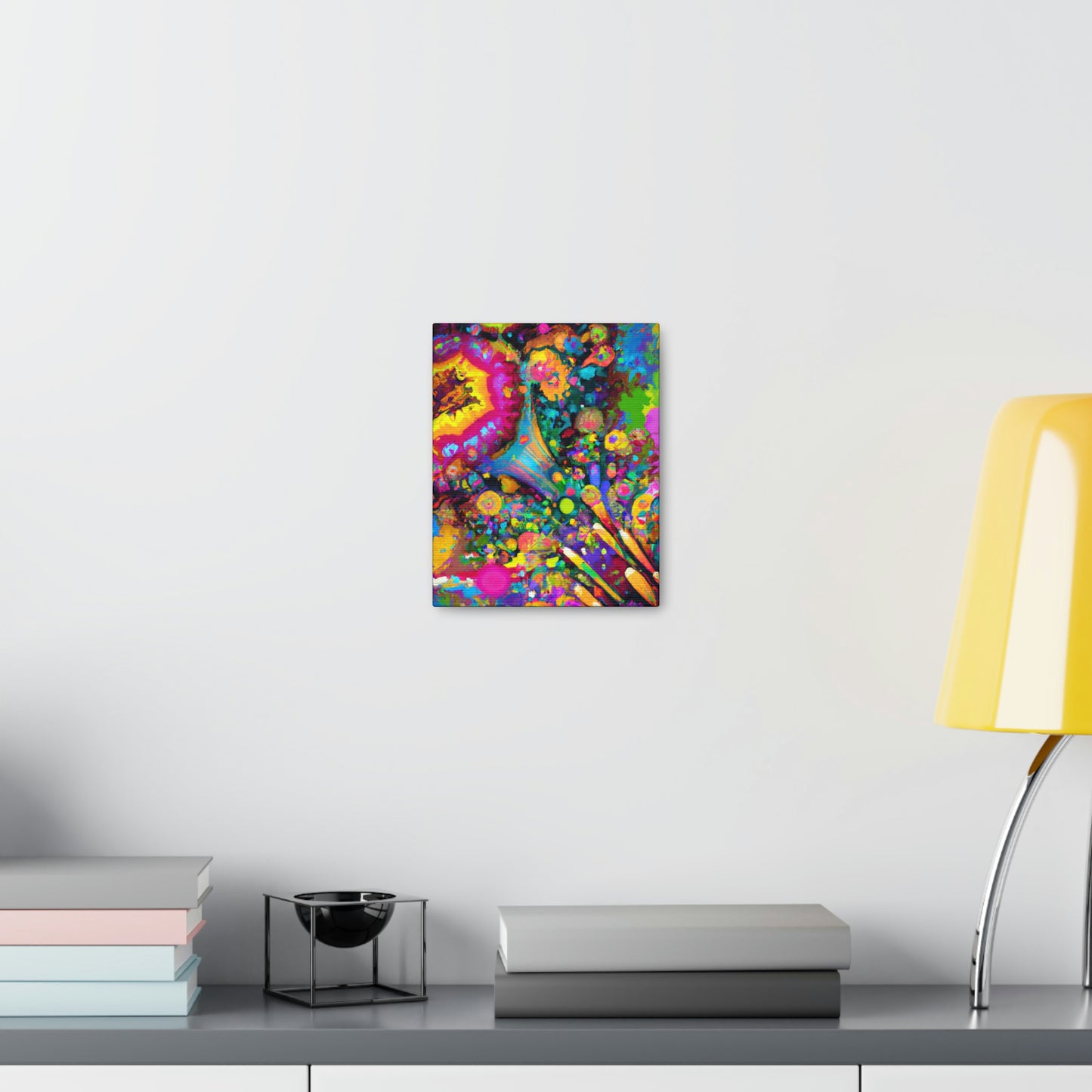 "Psychedelic Bloom" - Canvas