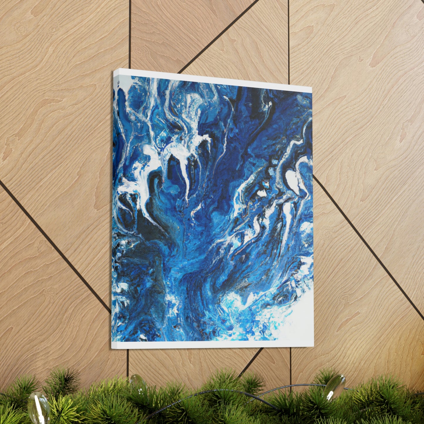 Aqua Tide. - Canvas