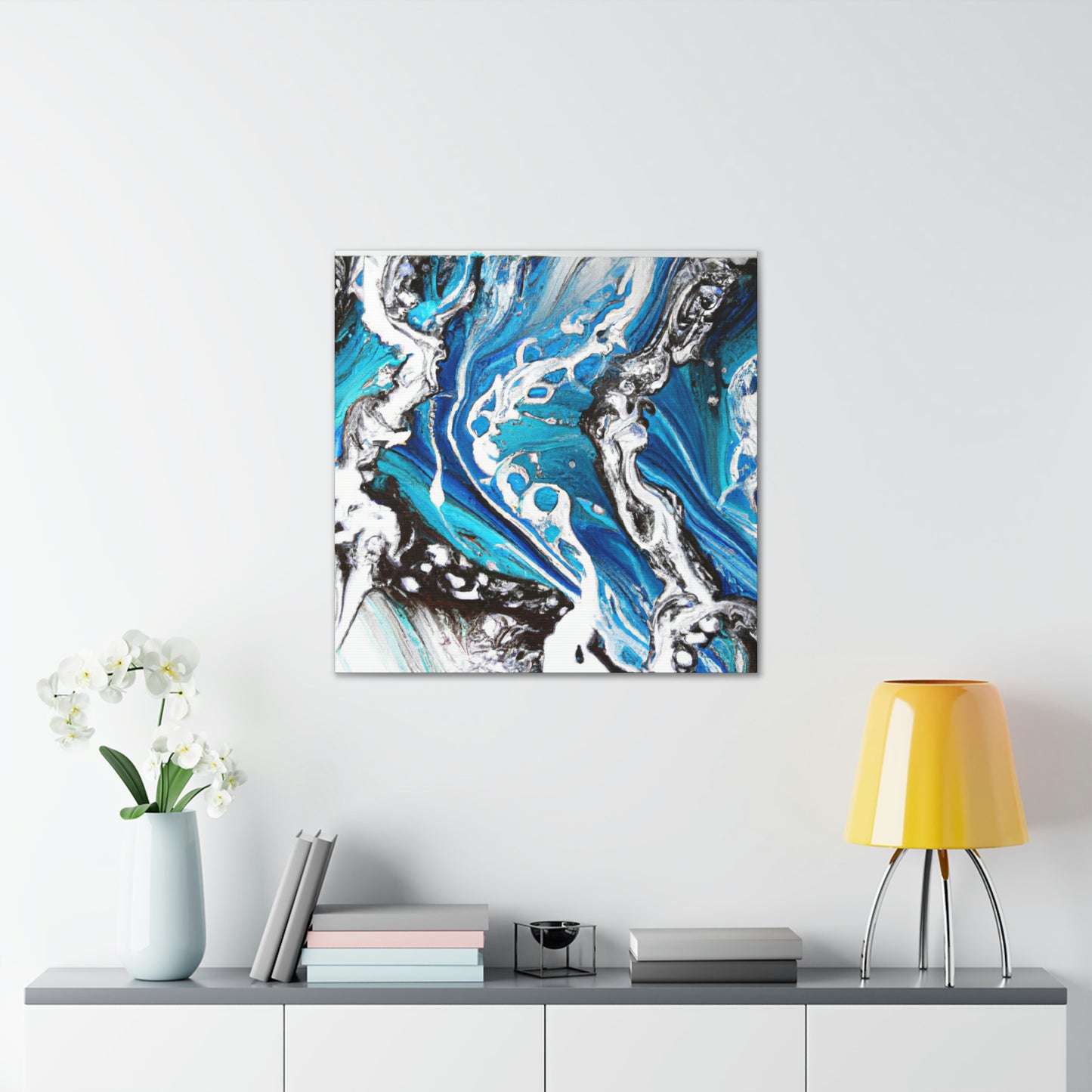 Blue Splendor. - Canvas