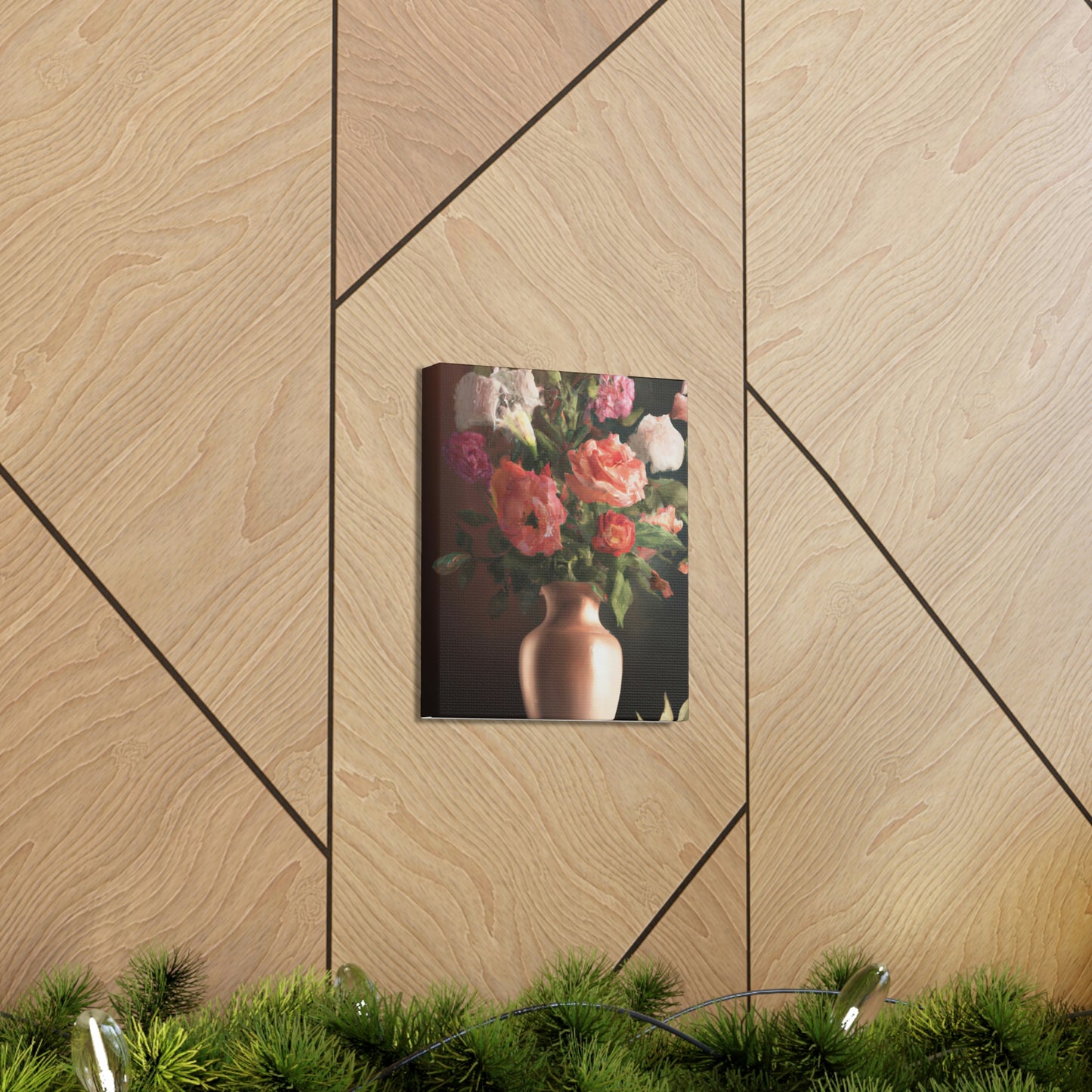 "Floral Finery Wonderland" - Canvas