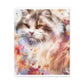Feline Flora. - Canvas