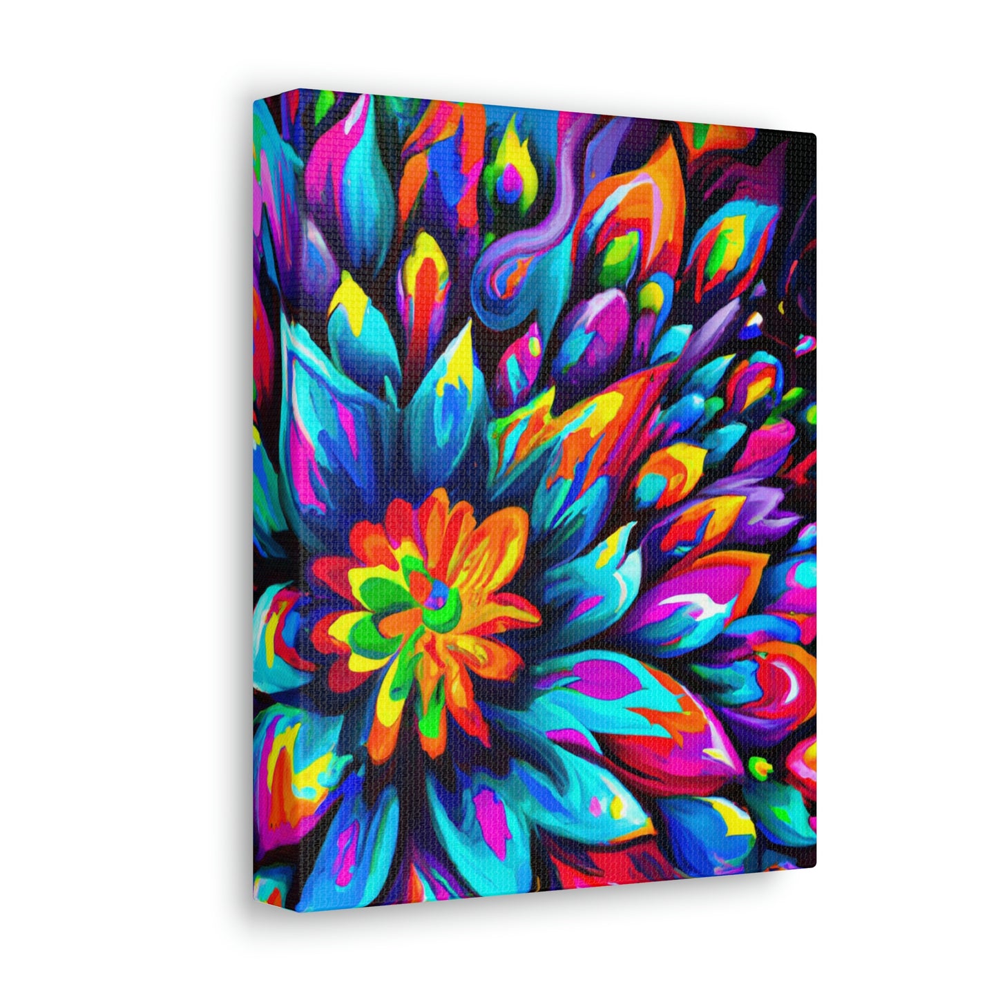 "Psychedelic Bloom" - Canvas