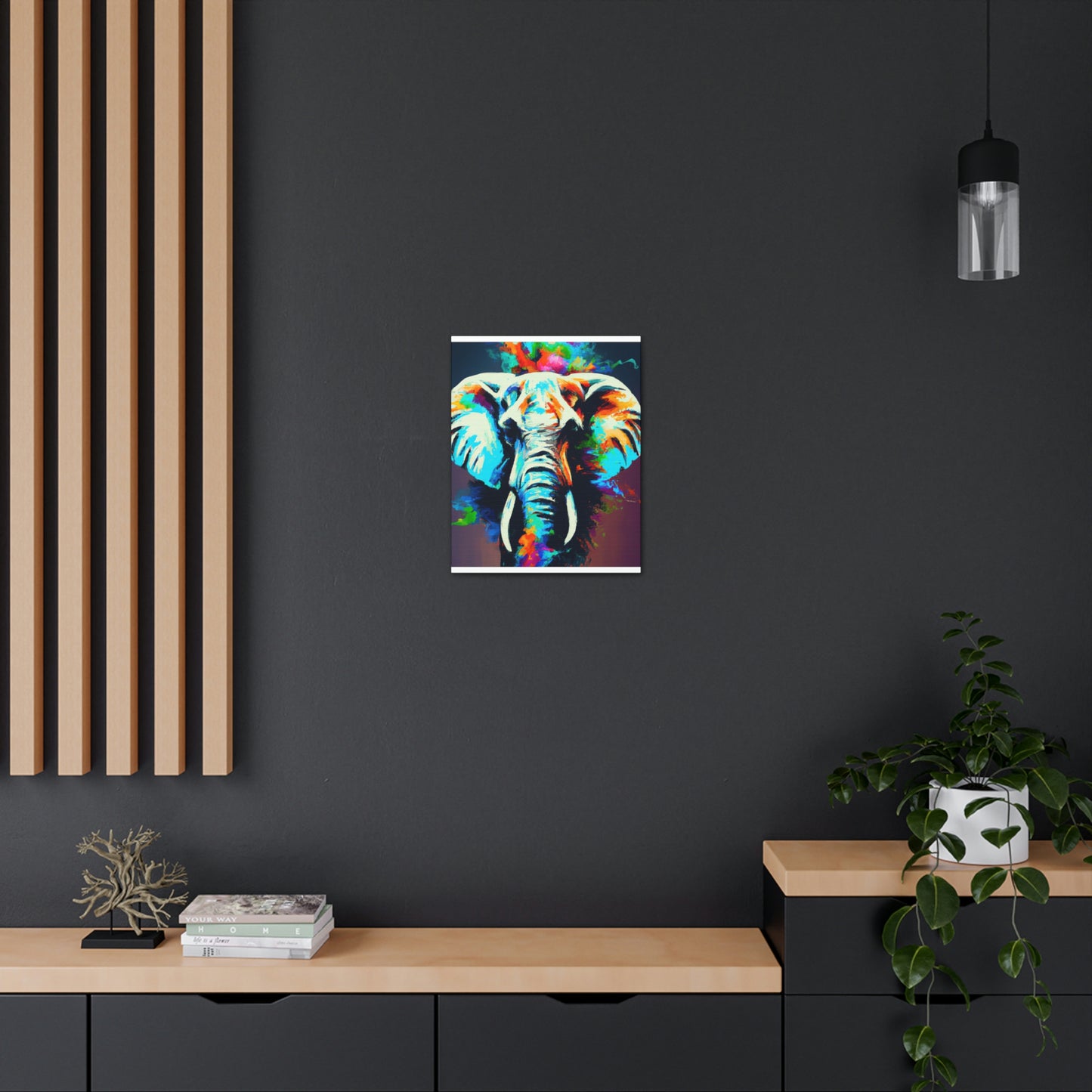 Rainbow Trunk. - Canvas