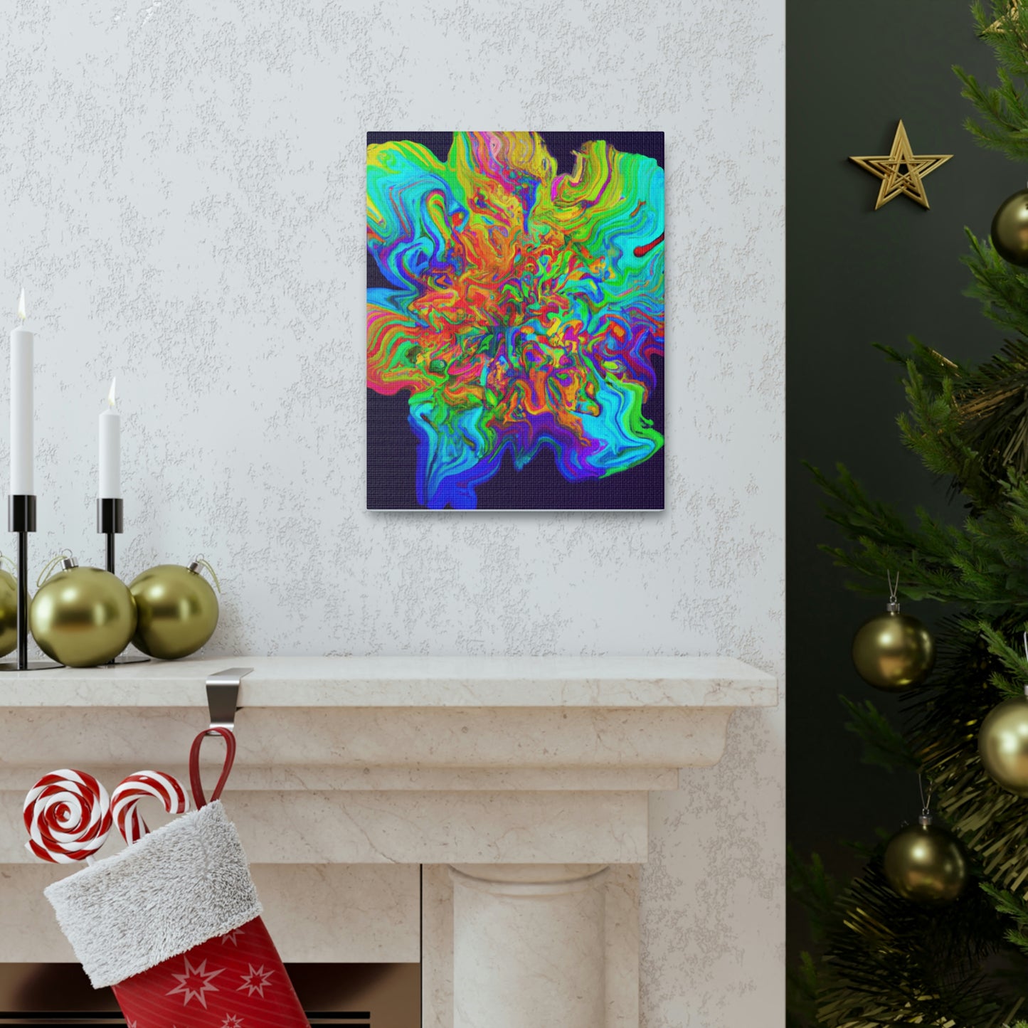 "Vivid Bloom" - Canvas