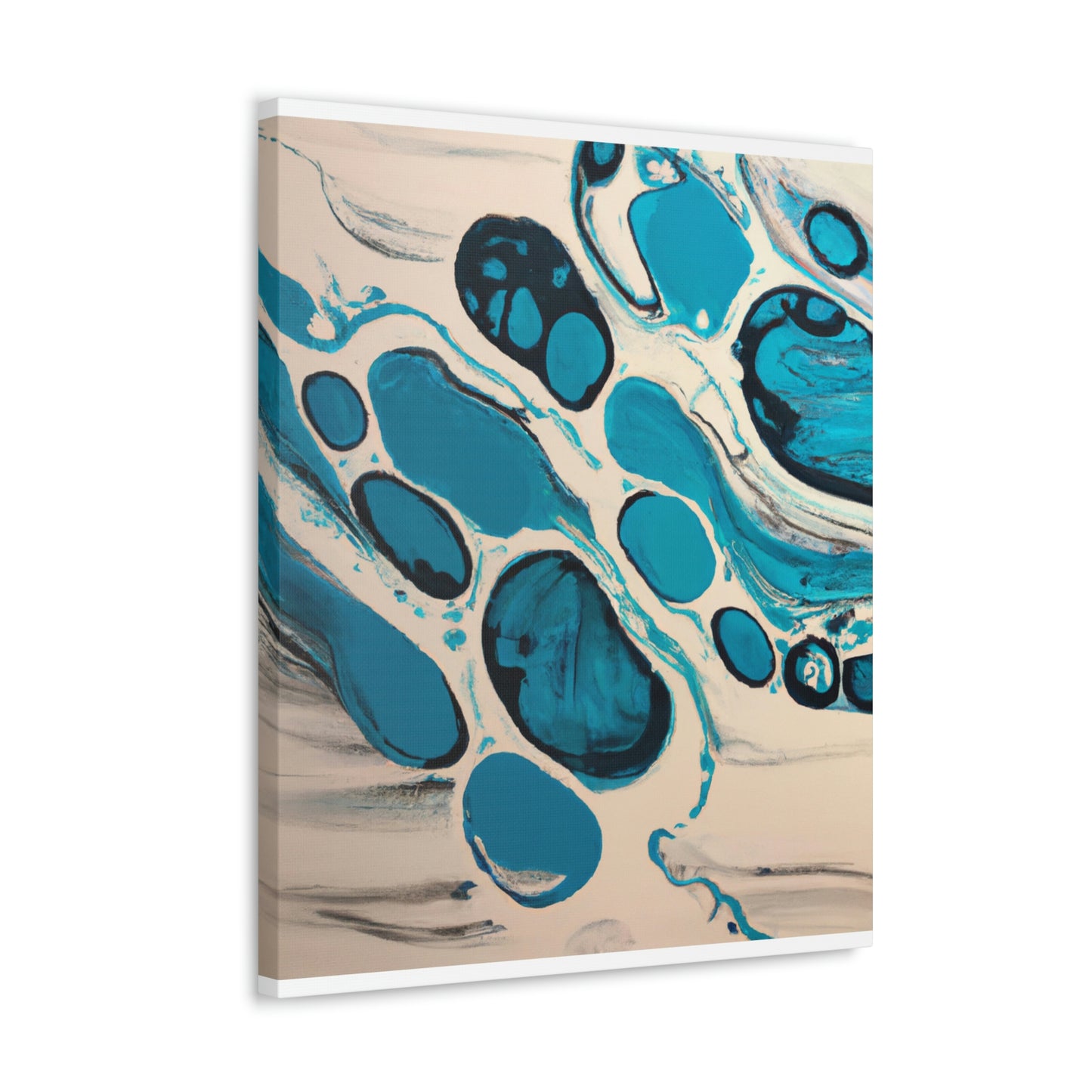 "Aqua Flow" - Canvas