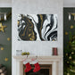 Ebony Gilded Flux - Canvas