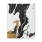 Midnight Gilded Bloom - Canvas
