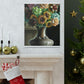 "Delicate Blossoms Vase." - Canvas