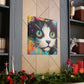 Feline Flourish. - Canvas