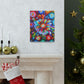 Vivid Floralscape. - Canvas