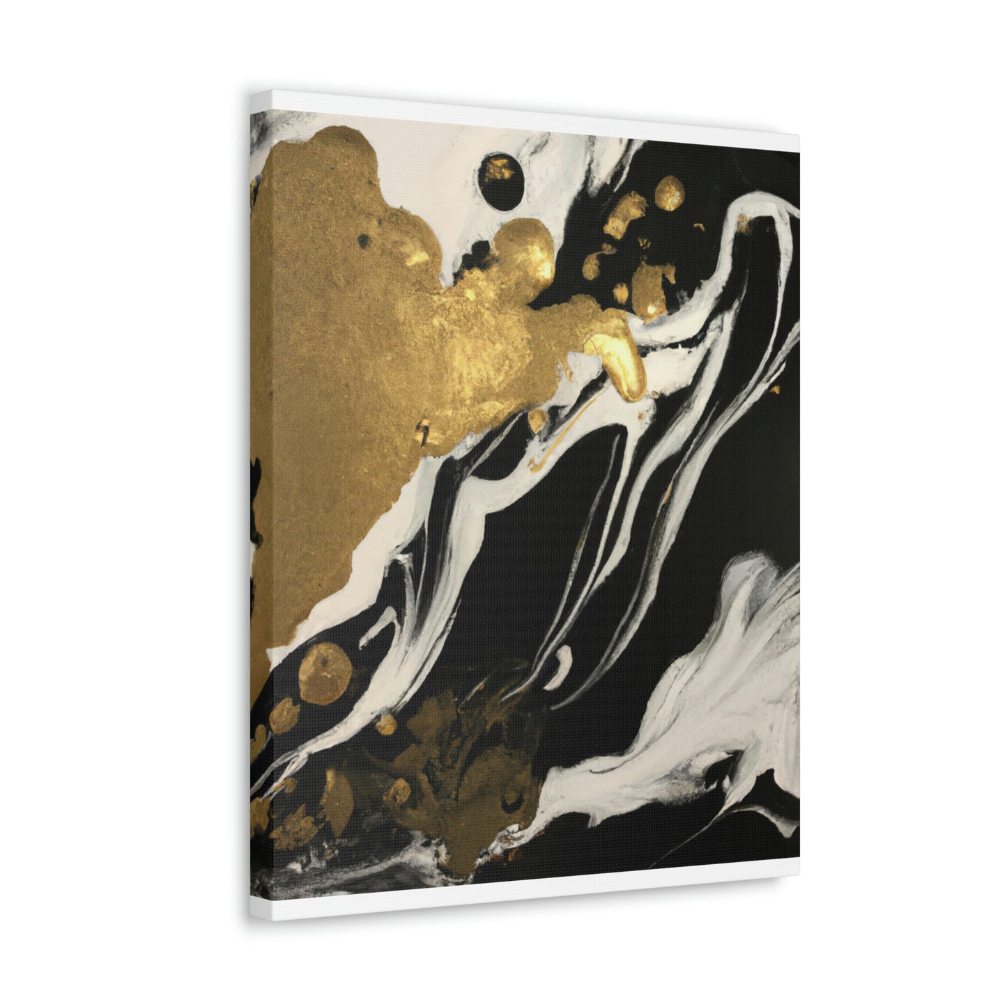 Gilded Mural Bliss - Canvas