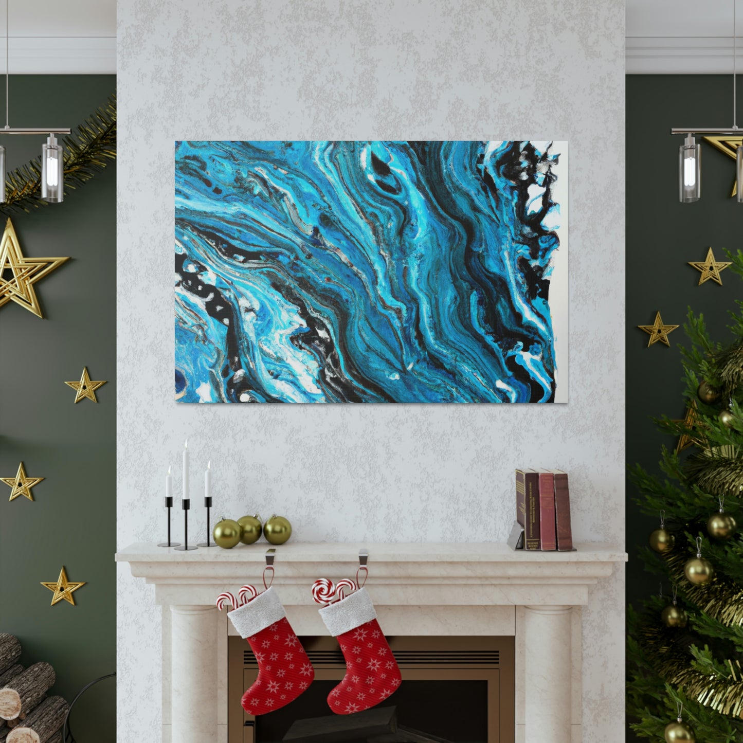 Celestial Cobalt - Canvas